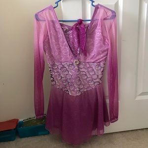 Pink Figure Skating Dress